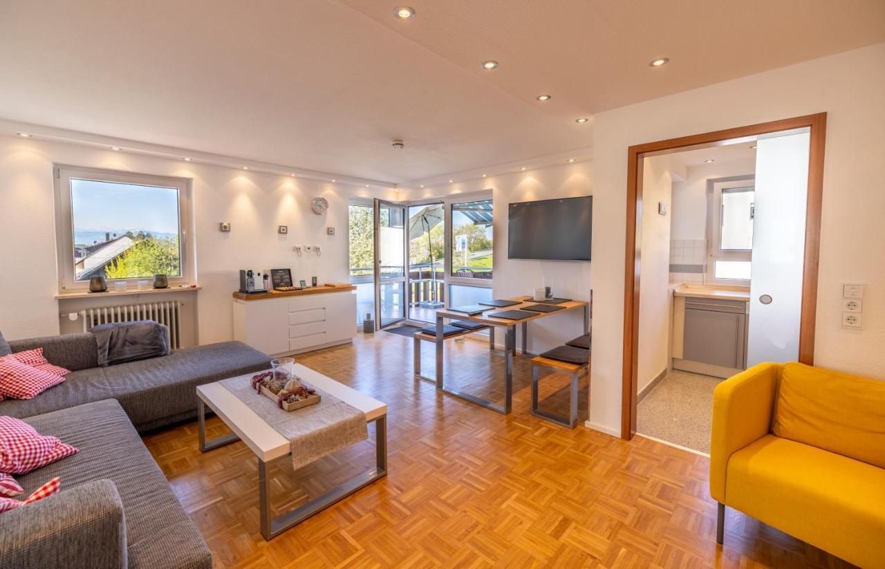 Ferienwohnung Seeblick Mit Blick Auf Die Alpen ヴァッサーブルク エクステリア 写真