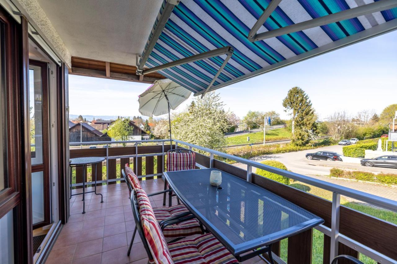 Ferienwohnung Seeblick Mit Blick Auf Die Alpen ヴァッサーブルク エクステリア 写真