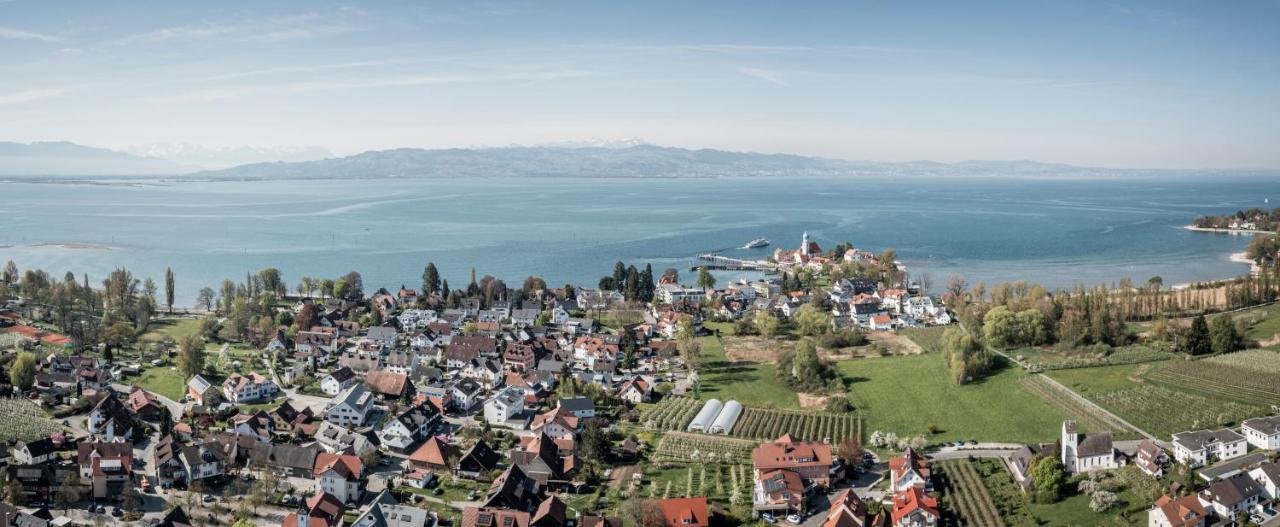 Ferienwohnung Seeblick Mit Blick Auf Die Alpen ヴァッサーブルク エクステリア 写真